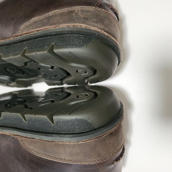 Timberland Mens Coltin Low Dark Brown Leather Shoes 8.5 - Picture 11 of 16